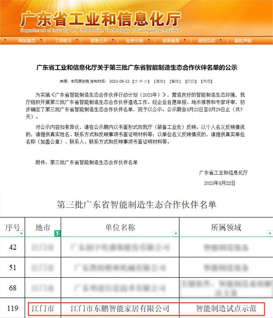 科技賦能 綠色智造｜東鵬江門(mén)基地入選廣東省智能制造生態(tài)合作伙伴.jpg